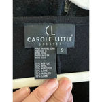 carole little Black Wool Blend Embroidered Bodycon Dress Size S Photo 4