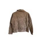 American Eagle  Outfitters Corduroy Bomber Jacket Brown ZipUp Collared Size S/P Photo 7