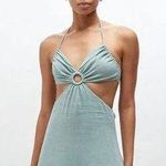 PacSun NWT  O-Ring Linen Halter Mini Dress Photo 0