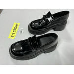 Womans ALGF Slipon Chunky Loafers Size 9 Black NWOT Photo 2