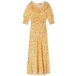 Rixo London Belle Floral Gingham Check Silk Photo 2