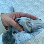 ZARA Medium Grey White Tie Dye Crop Top Loungewear Bralette Boho Sports Bra Photo 2