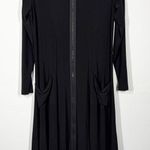 Sun Kim Zipper Dress Size Small Black Photo 0