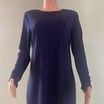 Michael Kors Elegant PURPLE/BLACK Patterned BODYCON FORMAL Dress LARGE NWT #116 Photo 7