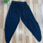 Cato NWOT  side split leg Pants Women’s size medium black yoga Casual relax beach Photo 5