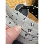 Rebecca Minkoff  Womens Gray Adjustable Ankle Strap Carter Heeled Sandals 10M S17 Photo 4