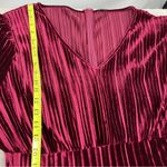 SheIn Velour one piece maroon burgundy Jumpsuit  curve 2xl Photo 7