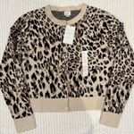 Target Leopard Print Cardigan Sweater Photo 0
