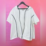 Vintage 1990s Castriano Essentials White Black Zip Photo 1