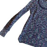 We The Free  Pullover Marled Sweater Colorful Scoop Neck Size Small Women's Photo 3