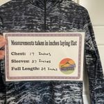 Nike  Dri-FIT Half Zip Pullover Top Gray Black‎ Abstract Athletic Activewear Med Photo 1