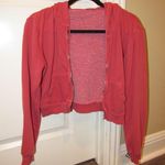 Brandy Melville red zip up iconic jacket Photo 0