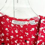 Janan Studio by Robert Janan Vintage Red Pleated Dress Size M Photo 3