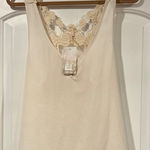 Lovemarks  cream‎ crochet camisole tank medium Photo 0