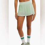 Free People NWOT  FP Movement Rally Pleated Miniskort in Pistachio XS/S Photo 4