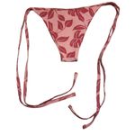 SheIn  Pink Bikini Bottom Size Small Photo 2
