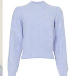 Scotch & Soda  Fuzzy Knitted Sweater Baby Blue Size Small Wool Alpaca Blend Photo 3