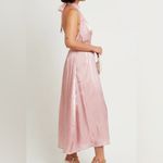 o.p.t Caralyn Dress pink halter top maxi dress size medium‎ Photo 2