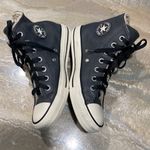 Converse All Star Insulated Gray Leather Sneakers Boots Women’s 6 Photo 0