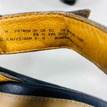 Clarks Artisan Unstructured Un Harvest Comfort Sandal Chunky Heel Sz 11W Silver Photo 6