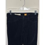 Pilcro and the Letterpress  Navy Corduroy Flare Pants Sz 26 Button Detail Photo 4