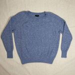 J.Crew | Light Blue Waffle Knit Wool & Alpaca Blend Crewneck Sweater - Small Photo 0