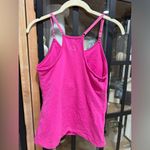 Beyond Yoga  spacedye barbie hot pink tank top adjustable fitted workout active Photo 5