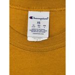 Champion Urban Outfitters   Heritage Long Sleeve Cropped Tee Mustard Yellow XS Photo 3