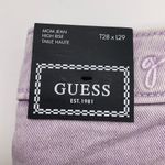 Guess NWT SUPER STRETCHY MOM JEANS IN SATURN LILAC Photo 6