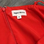superdown Revolve  Evie tie front red mini dress medium Photo 6