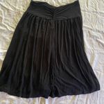 Low Waisted Black Silk Skirt Size XL Photo 2
