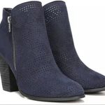 Carlos Santana  Navy Blue Hacey Heeled Booties Boots Photo 0