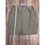 Ellen Tracy Linda‎ Allard  100% Linen Pencil Skirt Khaki Size 16 Photo 5