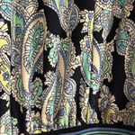 LONDON TIMES Paisley Maxi Dress Women's Size 14 Halter Neck Sleeveless Boho Black Photo 9