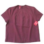 Spanx NWT The Perfect Funnel Top in Chianti Ponte Tee M Photo 0