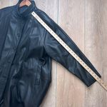 Ribak 100% Genuine Leather Black Longline Coat Jacket Women’s M (Fits XL/XXL) Size M Photo 9