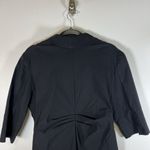 Joseph Ribkoff  Women's Black Full Zip Front Ruched Stretch Dress Size 18‎ Photo 7