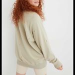 Aerie Floral Embroidered Vintage Crew Sweatshirt Photo 1