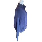PINK - Victoria's Secret PINK Ivy Fleece Full Zip Sweatshirt Navy Blue Womens Large NWOT Photo 6