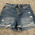 KanCan Distressed Jean Shorts Blue Photo 0