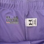 Under Armour Women’s Loose Size Large Purple Shorts Photo 1
