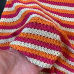 Princess Polly  Pareem Mini Dress US 4‎ Crochet Stripe Sexy Cottagecore Knitwear Photo 6