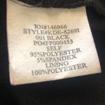 Crystal Doll  Black Padded Sleeveless Zip Back Button Neck Mini Dress Juniors 7 Photo 10