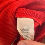 Madewell  Screen Play Ponte Dress Cap Sleeve, Red Orange size 4 O13 Photo 6