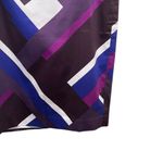 Ann Taylor Geometric Print Pencil Skirt Purple Blue White Women’s Size 6 NWT Photo 4
