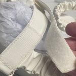 SHOEDAZZLE Taneisa Women’s Rusched Strap Wedge Sandal Size 7 White New With Defe Photo 5