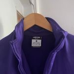 Nike Dark Purple & Hot Pink Trim Quarter Zip Dri-Fit Sweater Photo 2