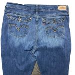 Levi's 515 Bootcut Jeans Women's Size 14M / W32 L32 Dark Wash, Studded Pockets Photo 4