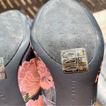 Kelly & Katie Floral Chunky Heel Pumps with Rhinestones on Front Bows size 7 Photo 6