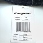 NWT D'Margeaux Blue Denim Tote Bag with Holiday/Christmas Applique Patches Photo 2